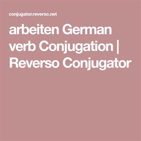 reverso conjugator german|reverso german verb conjugation.